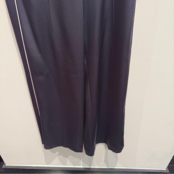 Aritzia Wilfred Clarisse Satin Wide Leg Trouser Pants Size 2 - Picture 5 of 10